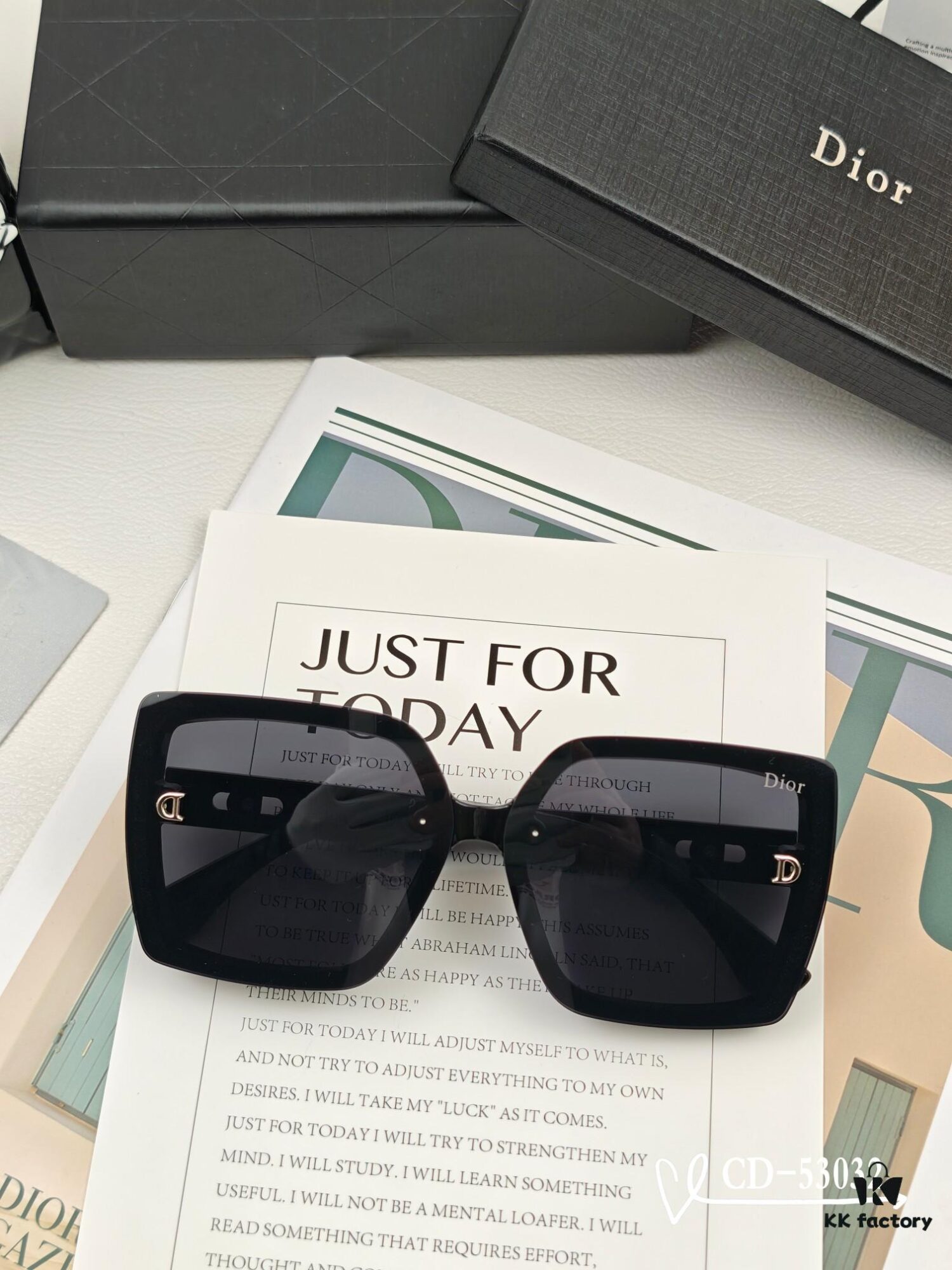 DIOR France | Polarized Sunglasses with TR90 Frame and Plutonite Lenses, Lightweight Comfortable Wear, Model: 53032