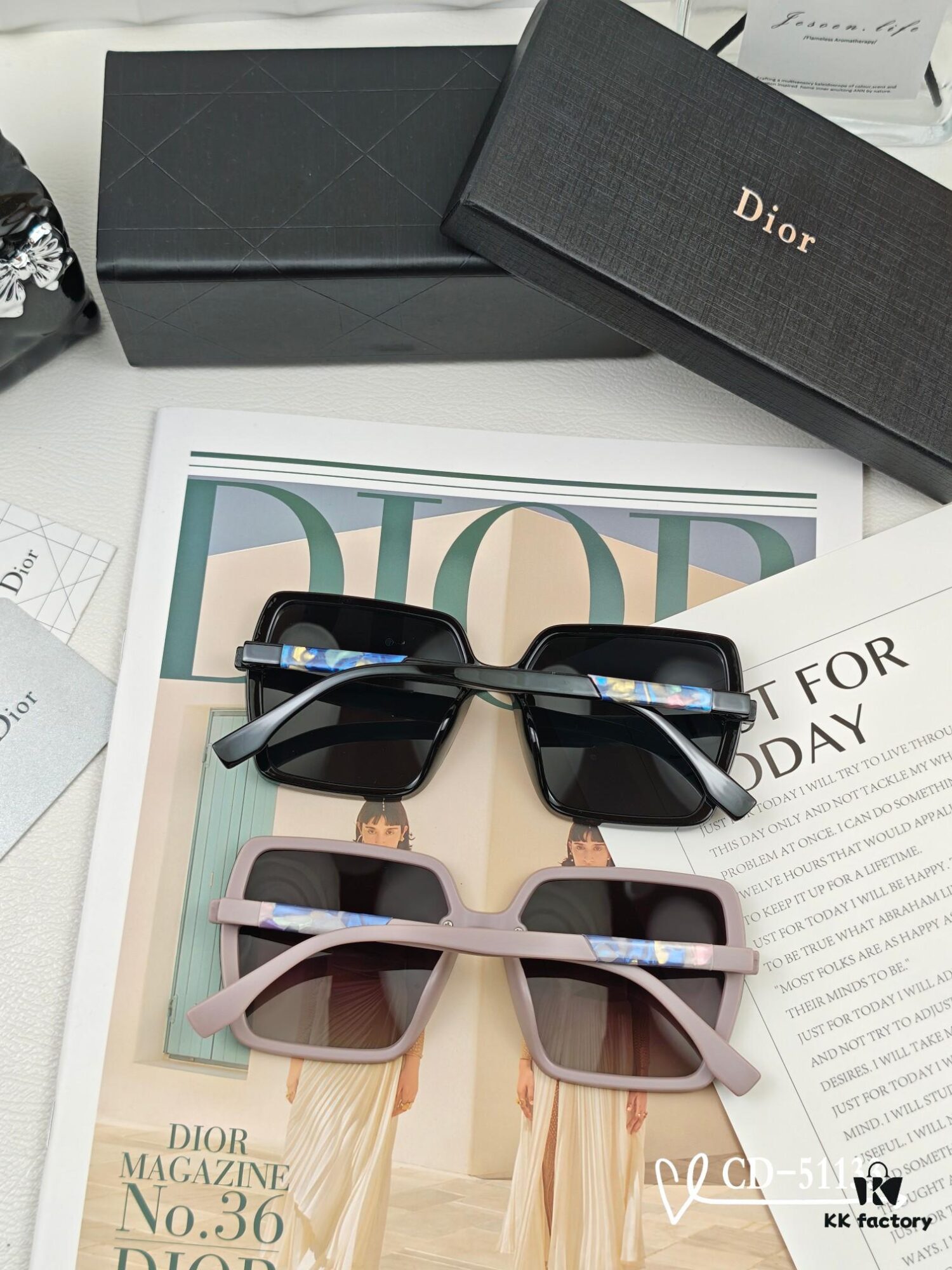 DIOR France TR90 Lightweight Sunglasses with Polarized Lenses, Model 51133