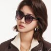 【DIOR - Dior】2025 Spring New Arrival Trendy Best-Selling Fashion Round Frame Polarized Sunglasses High Quality Comfortable Fit Influencer Favorite Model: D5106
