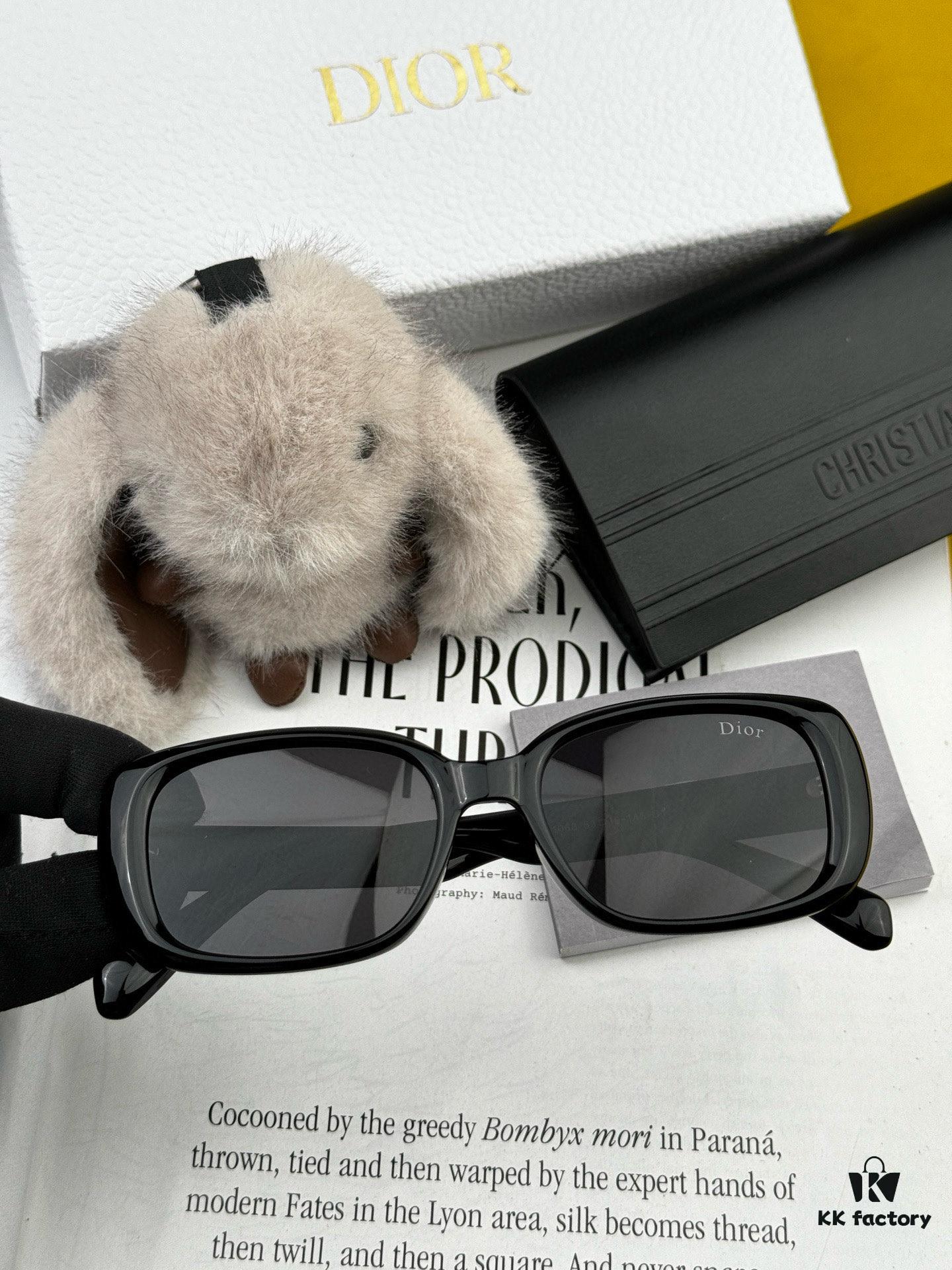 【DIOR】2025 Spring New Arrival Trendy Fashion Square Polarized Sunglasses High Quality Comfortable Fit Influencer Popular Style Model: D8106