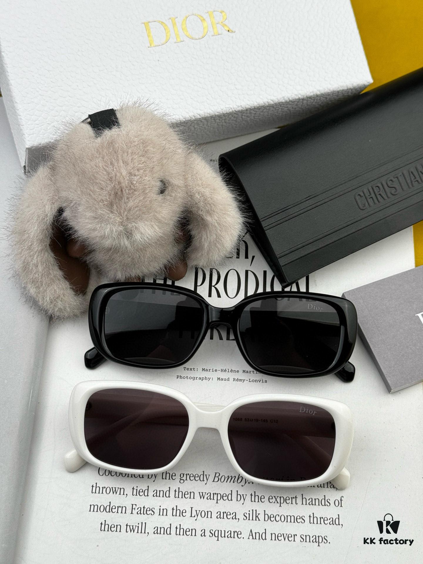 【DIOR】2025 Spring New Arrival Trendy Fashion Square Polarized Sunglasses High Quality Comfortable Fit Influencer Popular Style Model: D8106