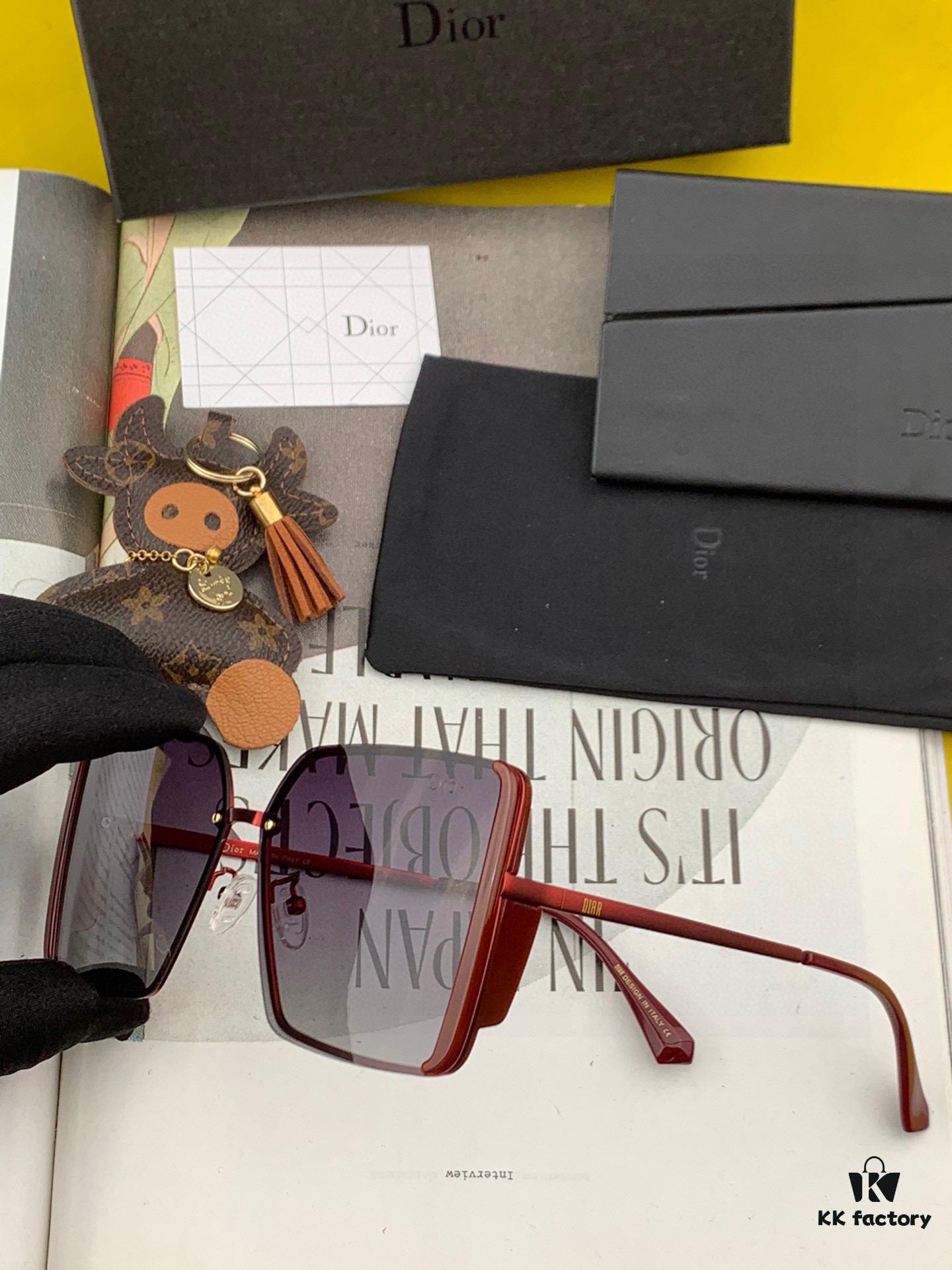 【TR Polarized Series】DIOR Classic Square Frame Design, Flattering on All Face Shapes, Perfectly Matches Coats or Dresses, Exuding Elegance and Style