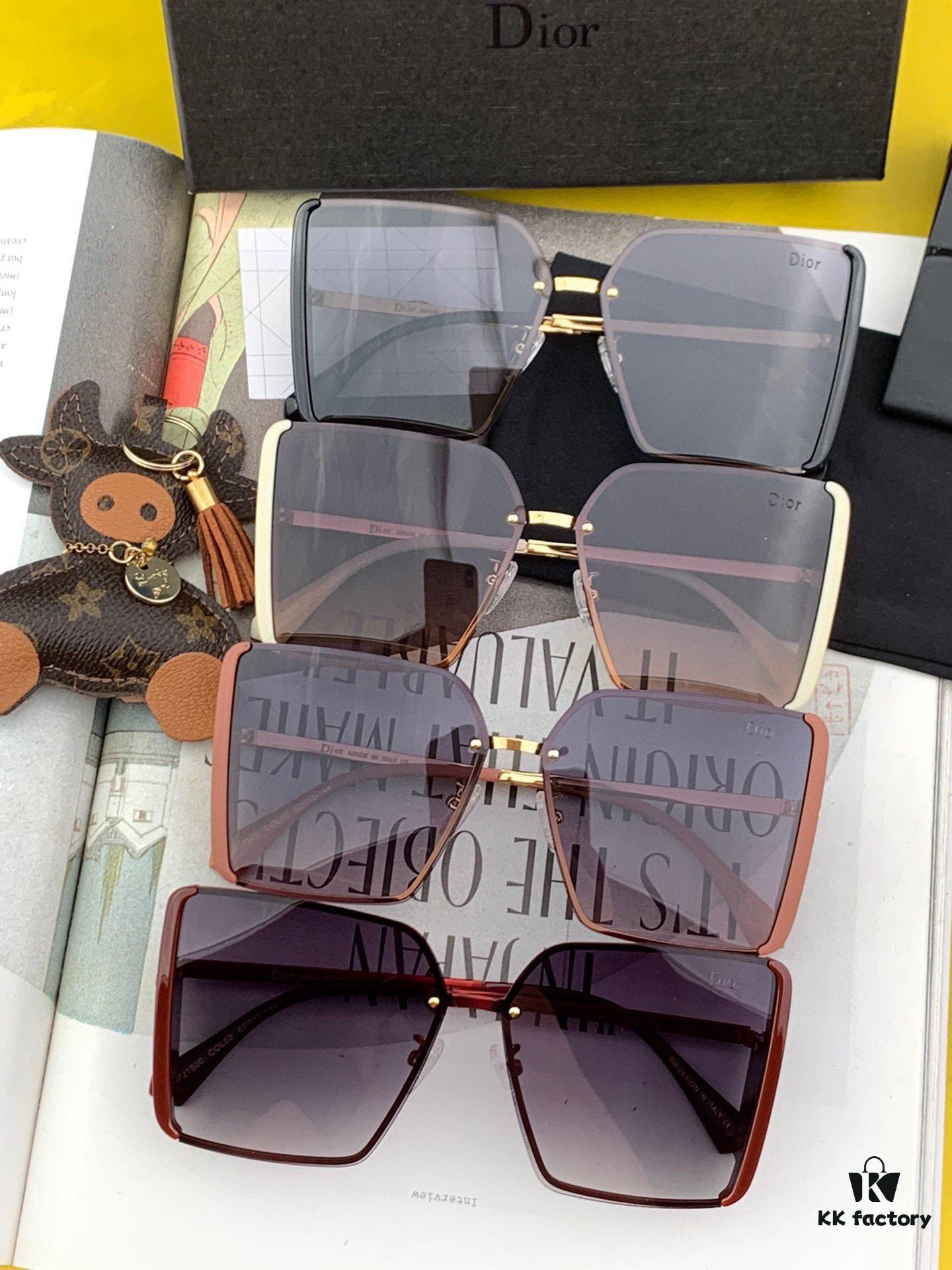 【TR Polarized Series】DIOR Classic Square Frame Design, Flattering on All Face Shapes, Perfectly Matches Coats or Dresses, Exuding Elegance and Style