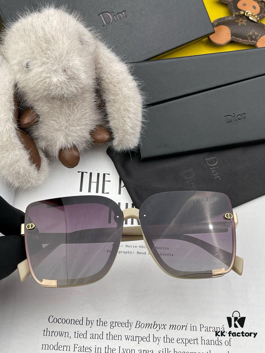 【DIOR】2025 Spring New Arrival Trendy Fashion Square Polarized Sunglasses High Quality Comfortable Wear Influencer Favorite Model: D1781