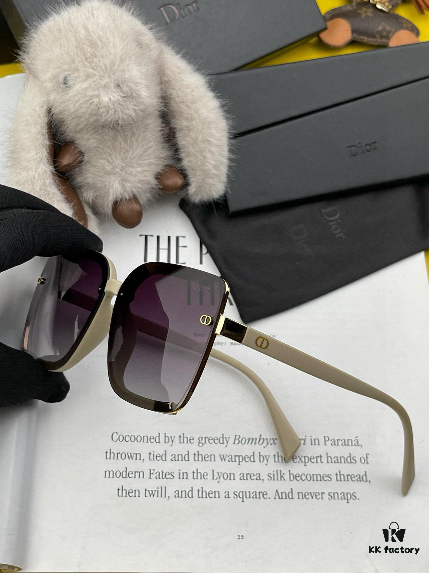 【DIOR】2025 Spring New Arrival Trendy Fashion Square Polarized Sunglasses High Quality Comfortable Wear Influencer Favorite Model: D1781