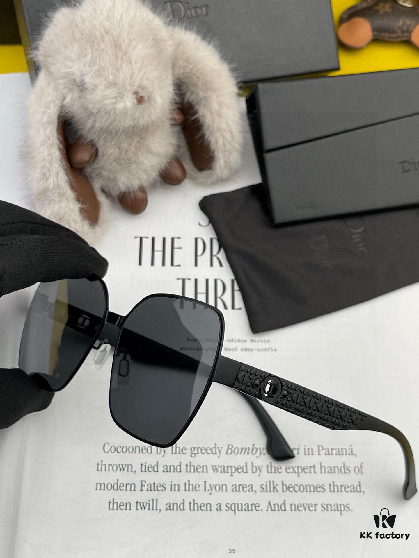 DIOR - Nylon Polarized Sunglasses 2025 Spring New Arrival Trendy High-Quality Fashion Polarized Sunglasses Comfortable Wear Influencer Style HD Women's Sunglasses 🕶️ High-Quality TR Frame Model: CHCD6330