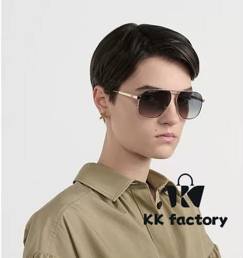 Versatile Frame for Natural Look with Gold Wire