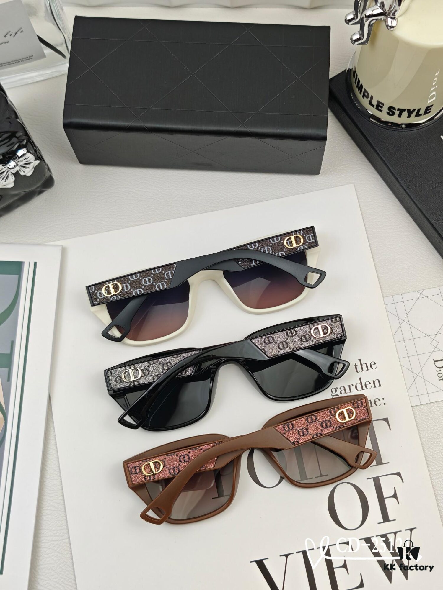 DIOR France | Polarized TR90 Sunglasses with Plutonite Lenses, Lightweight and Stylish Design, Model 25121