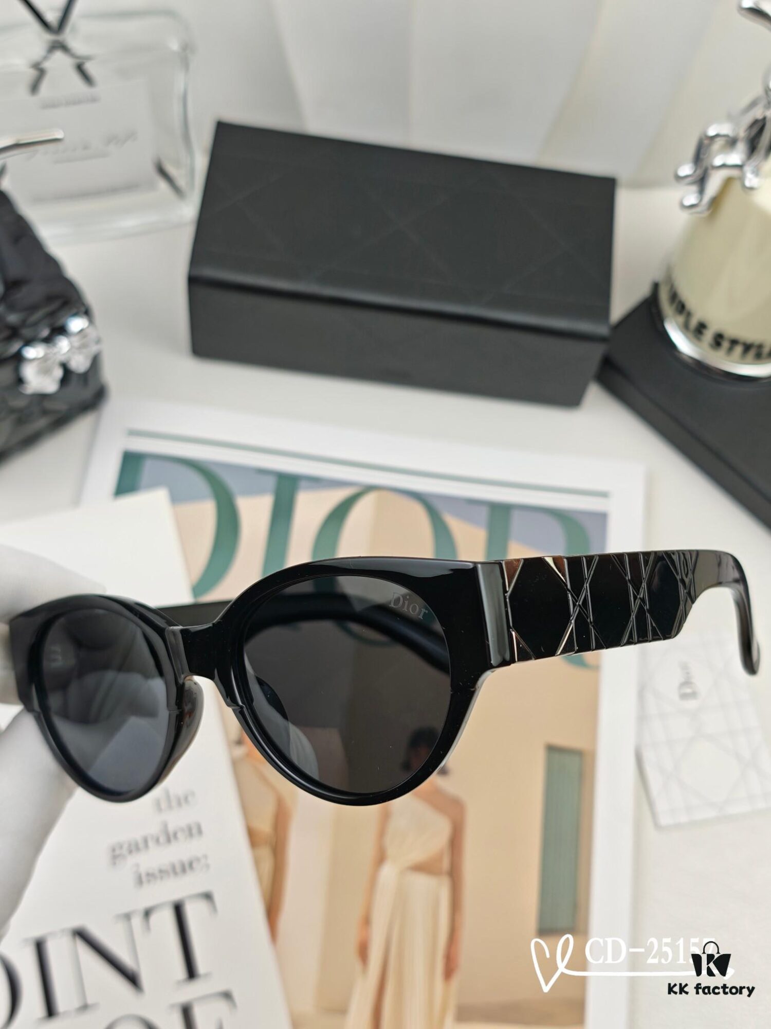 DIOR France TR90 Lightweight Sunglasses with Polarized Lenses, Model 25157