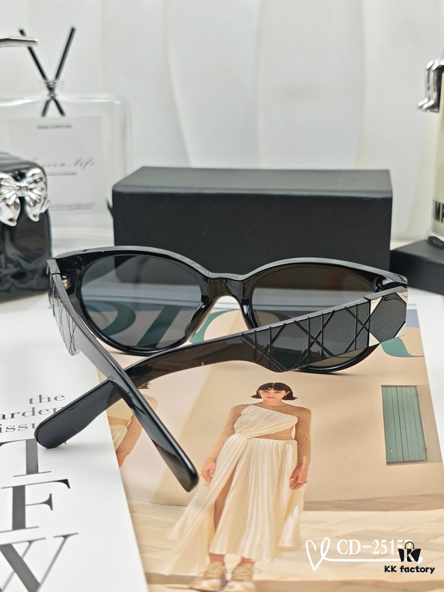 DIOR France TR90 Lightweight Sunglasses with Polarized Lenses, Model 25157