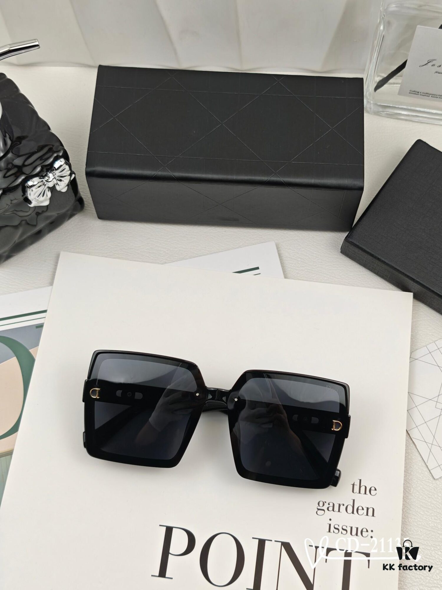 DIOR France TR90 Lightweight Sunglasses with Polarized Lenses, Model 21135