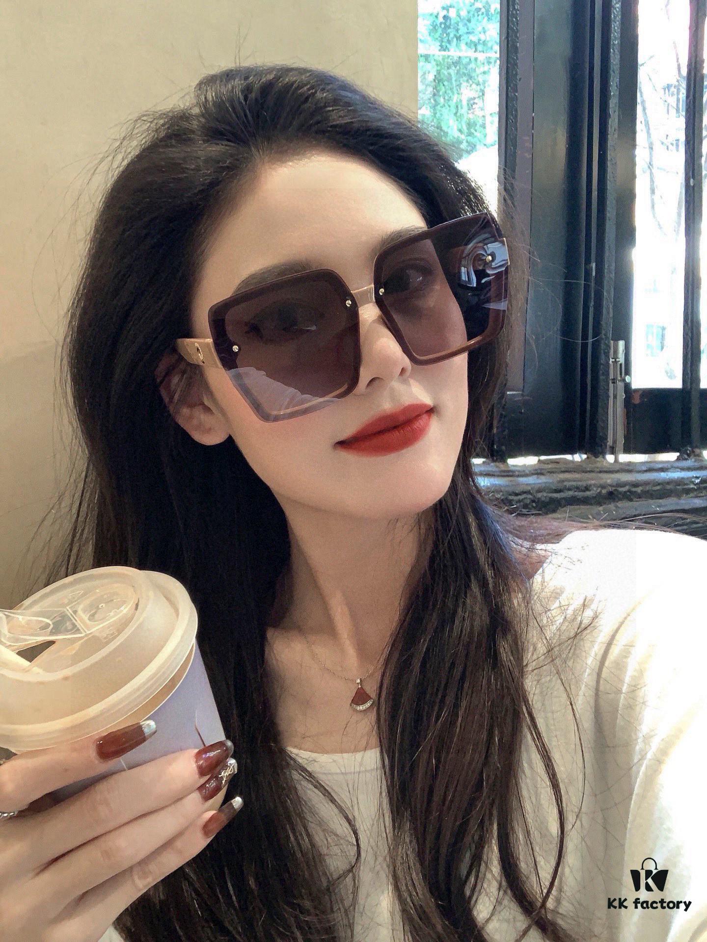 TR Version - Polarized [Exclusive Luxury Sunglasses No Filter‼ Real Photo Listing] Dior Official Website Latest Release New Model Sunglasses 🕶, Note: We Use High-Definition Lenses, Model: CD22077 Eyewear Sunglasses