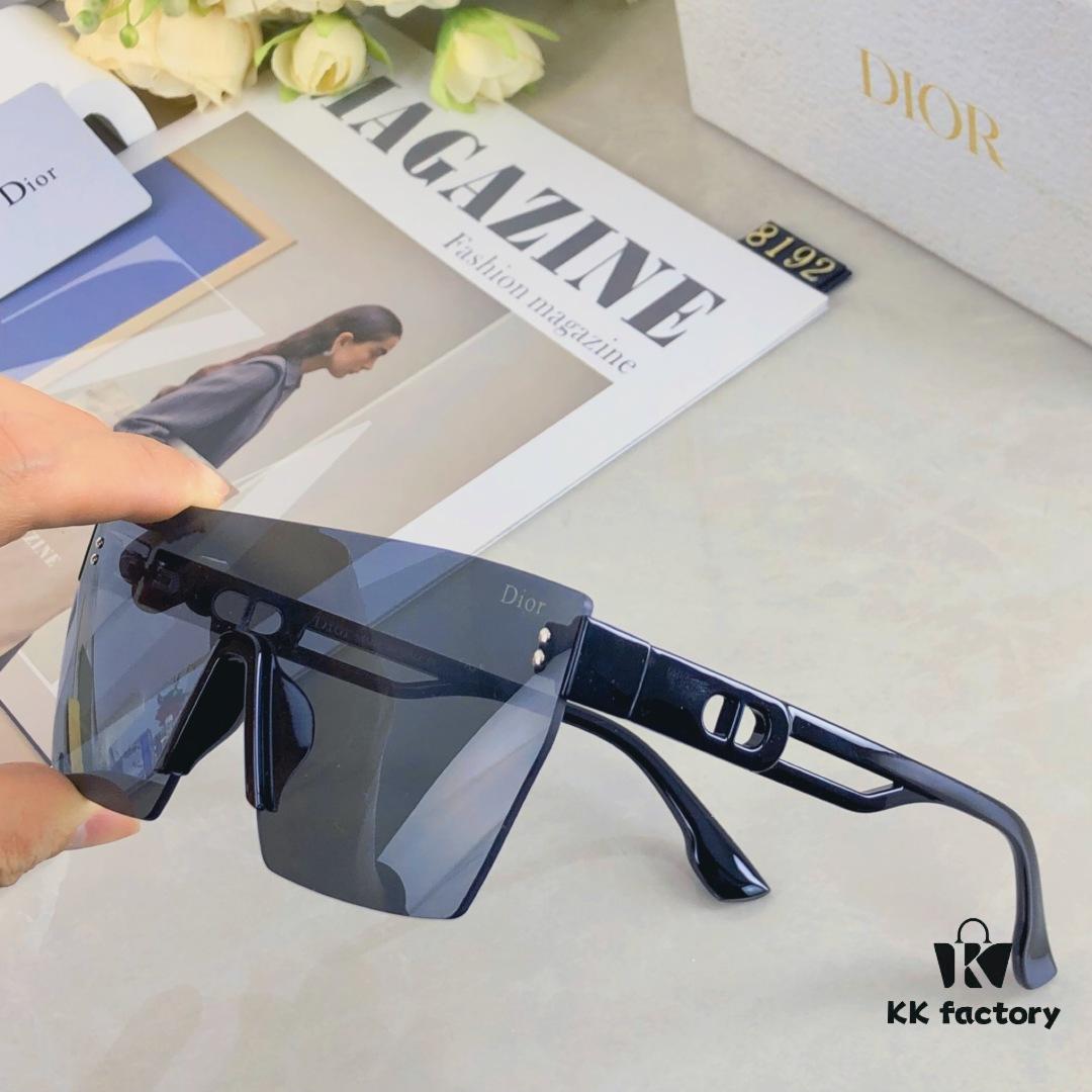 Dior Oversized Windproof Protective Cat-Eye Sunglasses for Women, UV Protection, Face-Framing Design to Minimize Facial Appearance