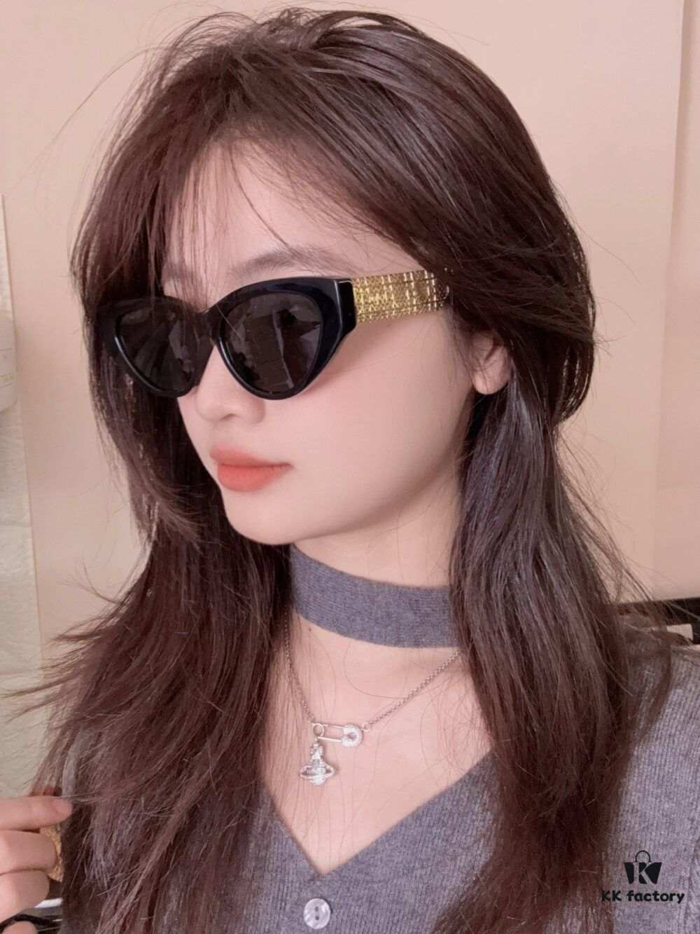 New Arrival 120 Dio* Official Website Model: DioRésille B1L SIZE: 56-17-145 Sunglasses