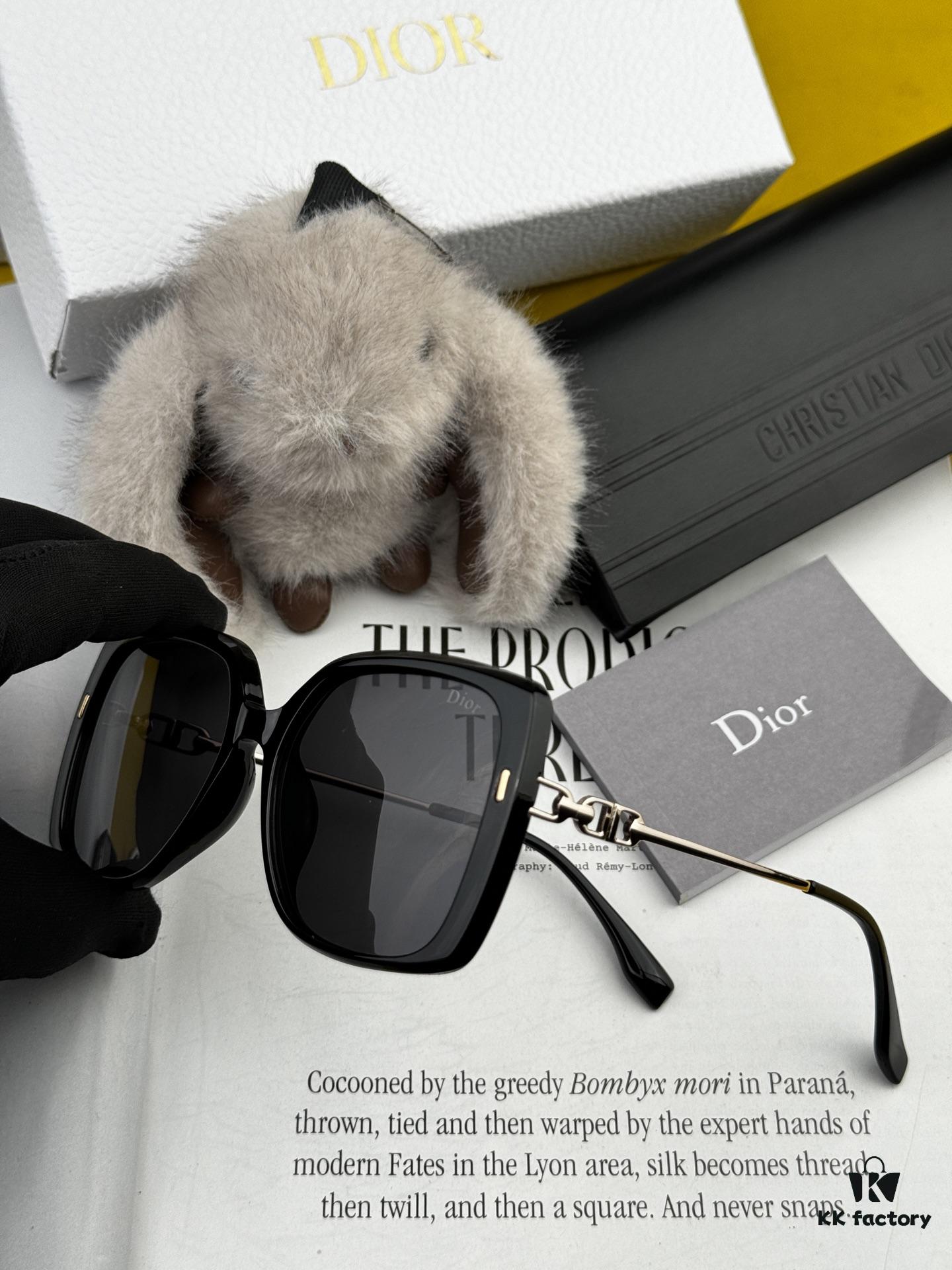 【DIOR】2025 Spring New Arrival Trendy Fashion Square Polarized Sunglasses High-Quality Comfortable Fit Influencer Style Women's HD Polarized Sunglasses 🕶️ High-Quality TR Frame Model: CD7906 Sunglasses