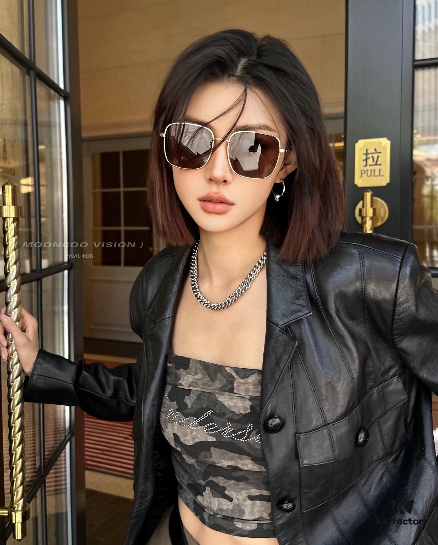 DIOR Volcano ☔️ Fashion Square Sunglasses Top Luxury [Strong] High Quality [Victory][Kiss] 🍦🍨 [Proud] Exceptional Charm 😄 🍫🍪 Women's Driving Sunglasses [Love] Model: CD5908 Eyewear Sunglasses