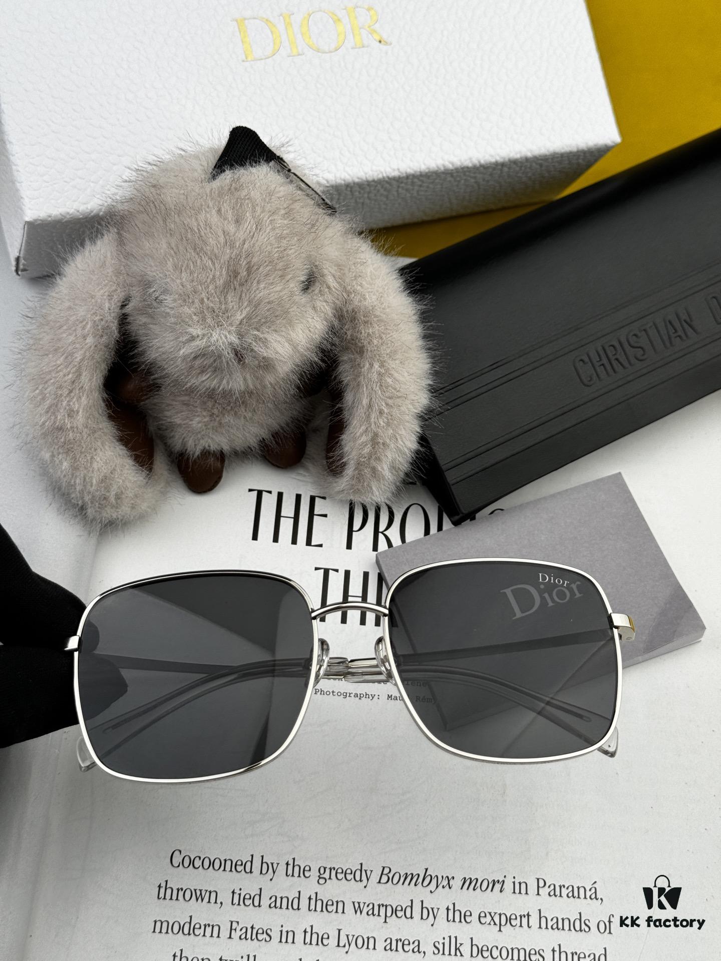 DIOR Volcano ☔️ Fashion Square Sunglasses Top Luxury [Strong] High Quality [Victory][Kiss] 🍦🍨 [Proud] Exceptional Charm 😄 🍫🍪 Women's Driving Sunglasses [Love] Model: CD5908 Eyewear Sunglasses