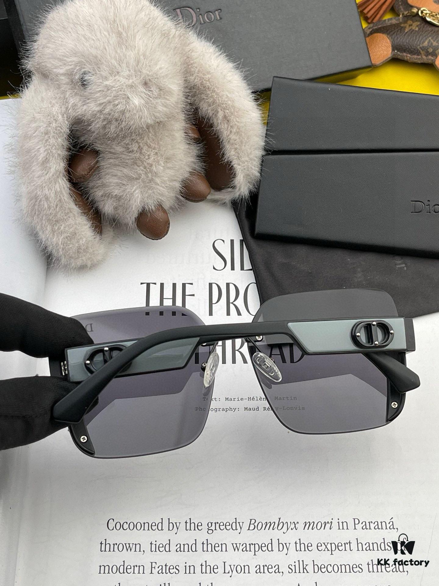 【DIOR】2025 Spring New Arrival Trendy Fashion Square Polarized Sunglasses High-Quality Comfortable Wear Influencer Favorite Women's HD Thickened Polarized Sunglasses