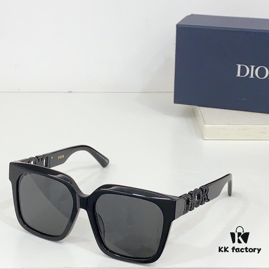 150 Dior Matching Colors Arrived, Diamond Version 💎 Square Unisex Luxury Frame, Unisex Stylish Design Suitable for All Face Shapes, Flattering Facial Contour, Makes Face Look Slimmer 😘😝