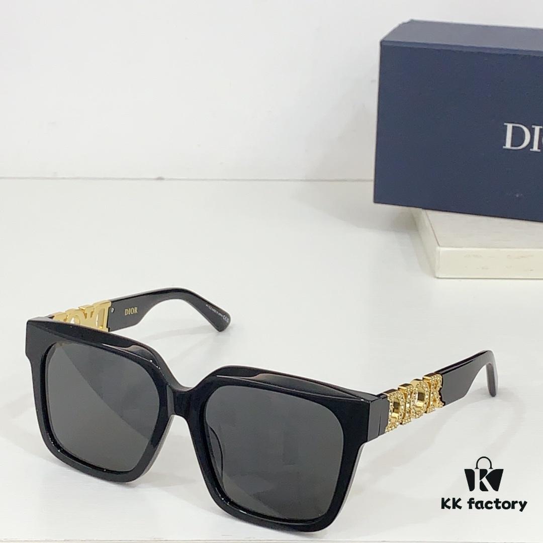 150 Dior Matching Colors Arrived, Diamond Version 💎 Square Unisex Luxury Frame, Unisex Stylish Design Suitable for All Face Shapes, Flattering Facial Contour, Makes Face Look Slimmer 😘😝
