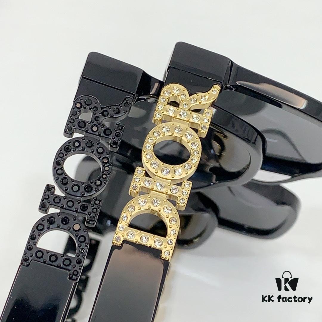 150 Dior Matching Colors Arrived, Diamond Version 💎 Square Unisex Luxury Frame, Unisex Stylish Design Suitable for All Face Shapes, Flattering Facial Contour, Makes Face Look Slimmer 😘😝