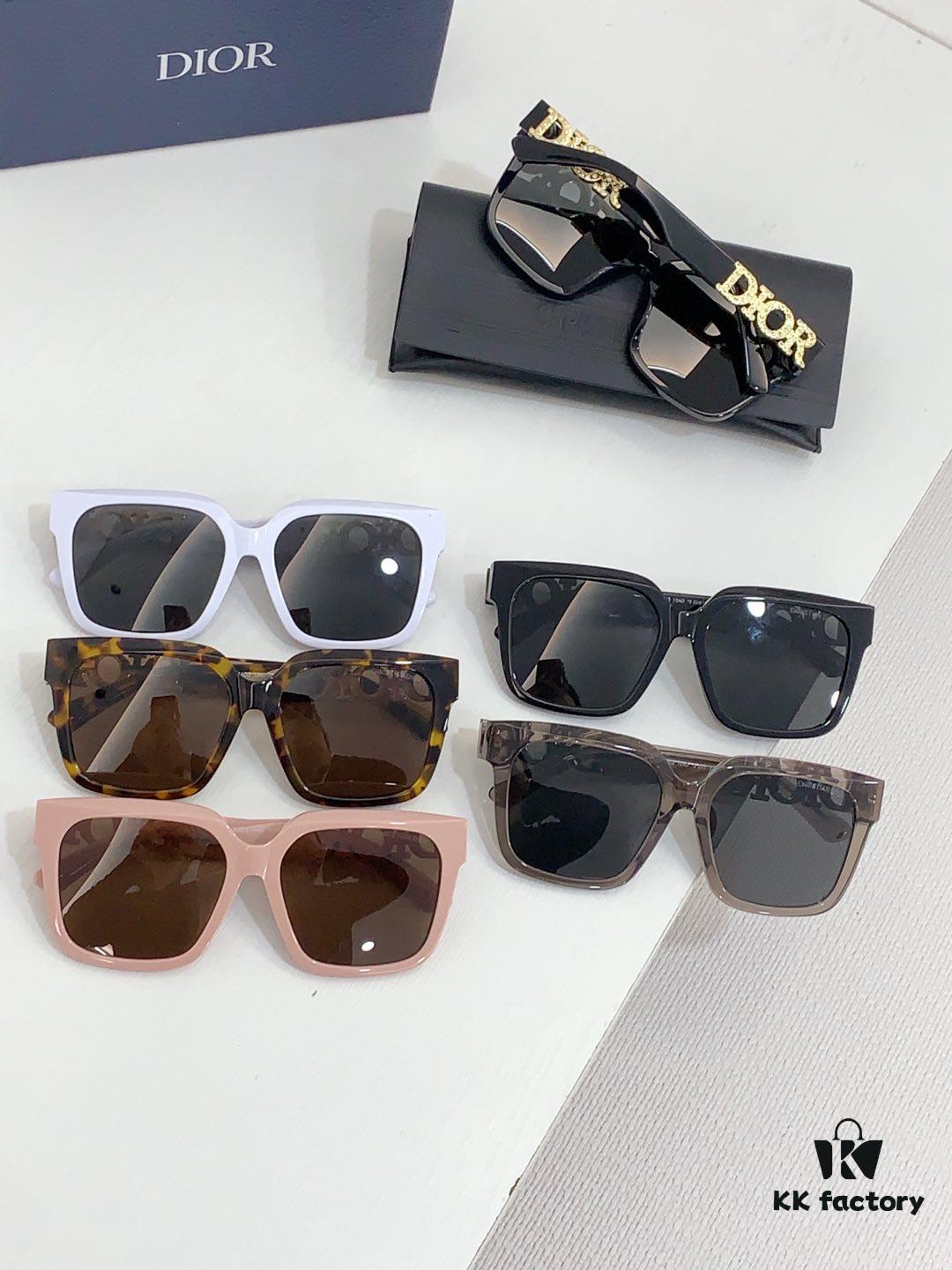 150 Dior Matching Colors Arrived, Diamond Version 💎 Square Unisex Luxury Frame, Unisex Stylish Design Suitable for All Face Shapes, Flattering Facial Contour, Makes Face Look Slimmer 😘😝