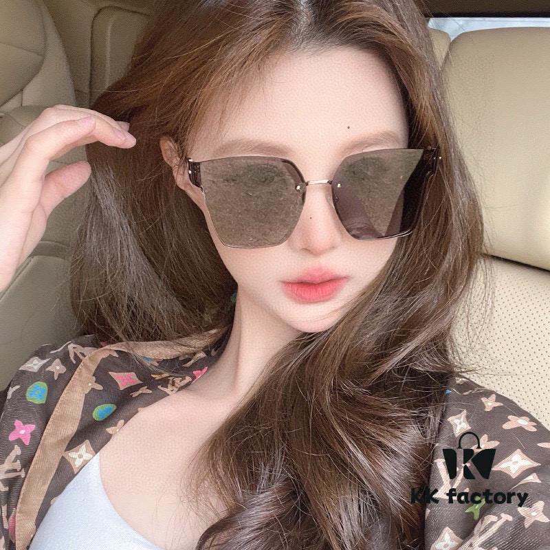 DIOR Volcano ☔️ Fashion Frameless Sunglasses Lenses, Top Luxury [Strong] High Quality [Victory][Kiss] 🍦🍨 [Proud] Exceptional Elegance 😄 🍫🍪 Women's Driving Sunglasses [Love] Model: CD05811 Eyewear Sunglasses