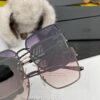 DIOR Volcano ☔️ Fashion Frameless Sunglasses Lenses, Top Luxury [Strong] High Quality [Victory][Kiss] 🍦🍨 [Proud] Exceptional Elegance 😄 🍫🍪 Women's Driving Sunglasses [Love] Model: CD05811 Eyewear Sunglasses