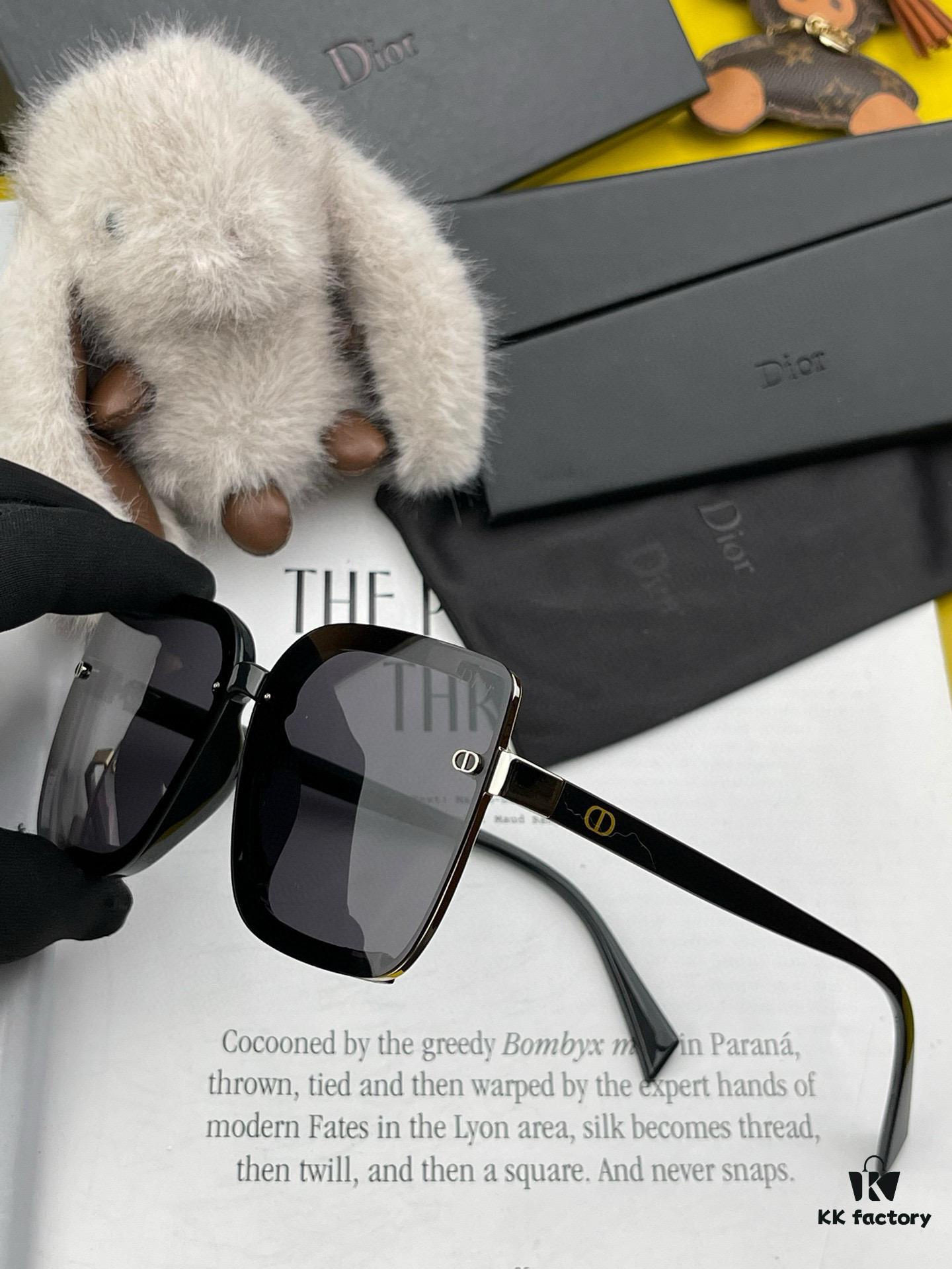 【DIOR】2025 Spring New Arrival Trendy Fashion Square Polarized Sunglasses High Quality Comfortable Fit Influencer Favorite Model: D1781