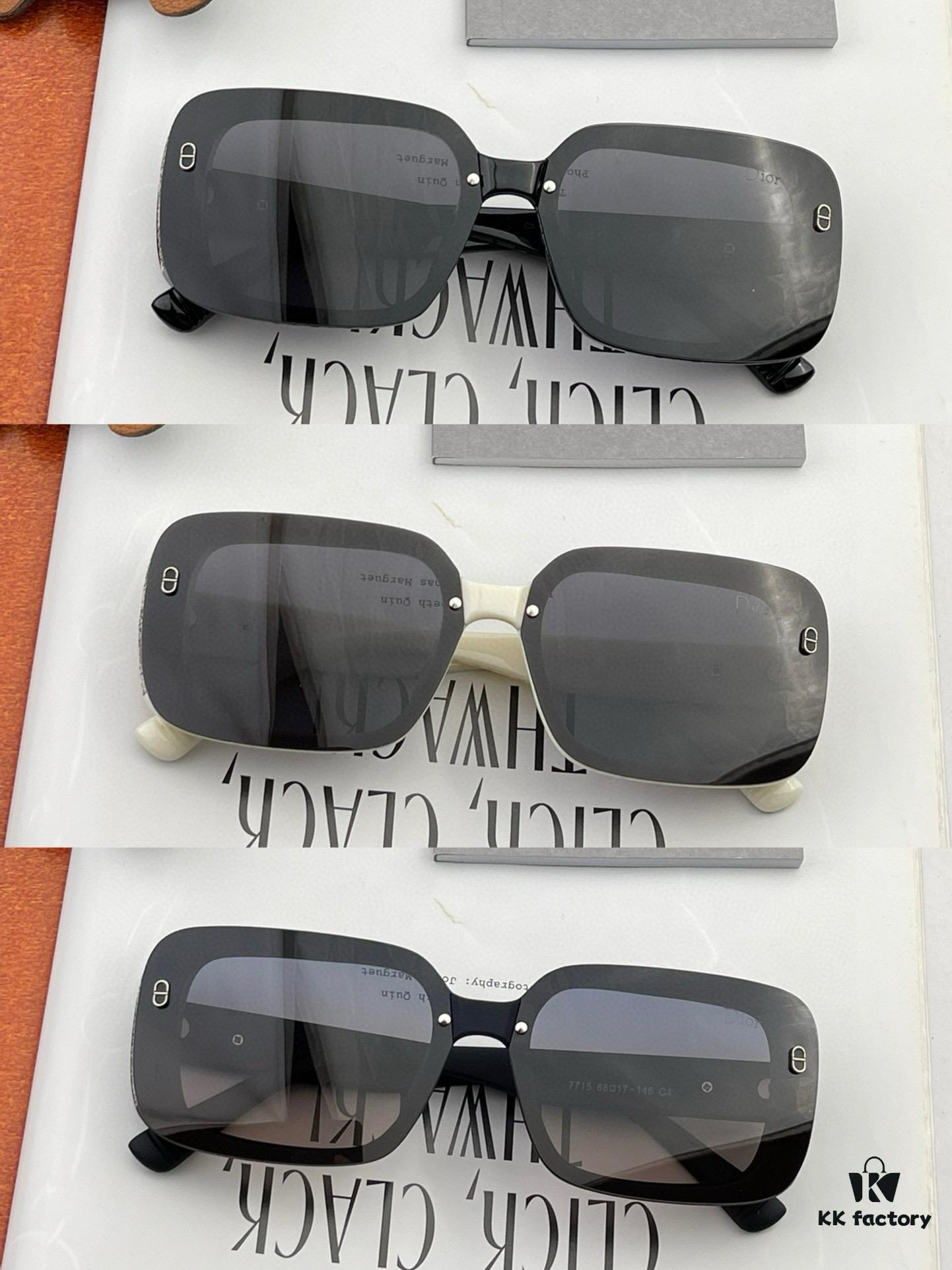 【DIOR】2025 Spring New Arrival Trendy Fashion Square Polarized Sunglasses High-Quality Comfortable Fit Influencer Style Women's HD Polarized Sunglasses 🕶️ High-Quality TR Frame Model: CD5771