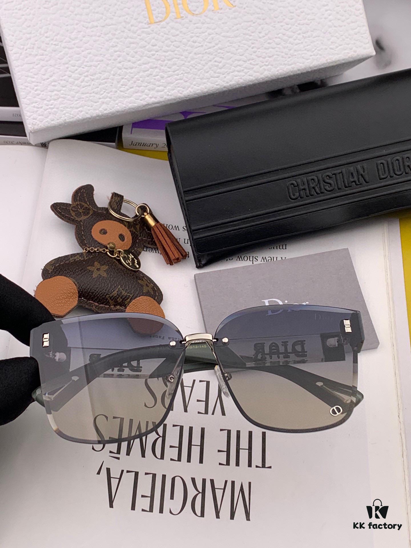 Dior Oversized Square Nylon Polarized Sunglasses, Classic Unisex Design, UV Protection, Model: CD1192