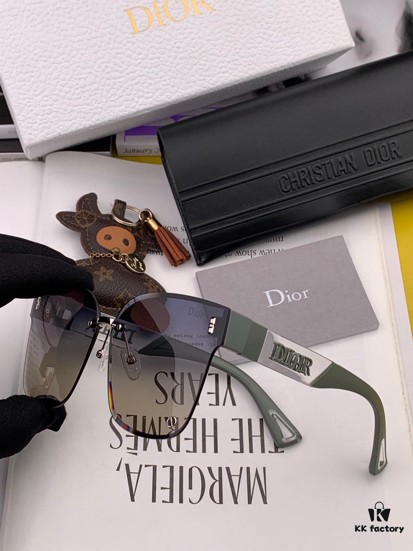 Dior Oversized Square Nylon Polarized Sunglasses, Classic Unisex Design, UV Protection, Model: CD1192