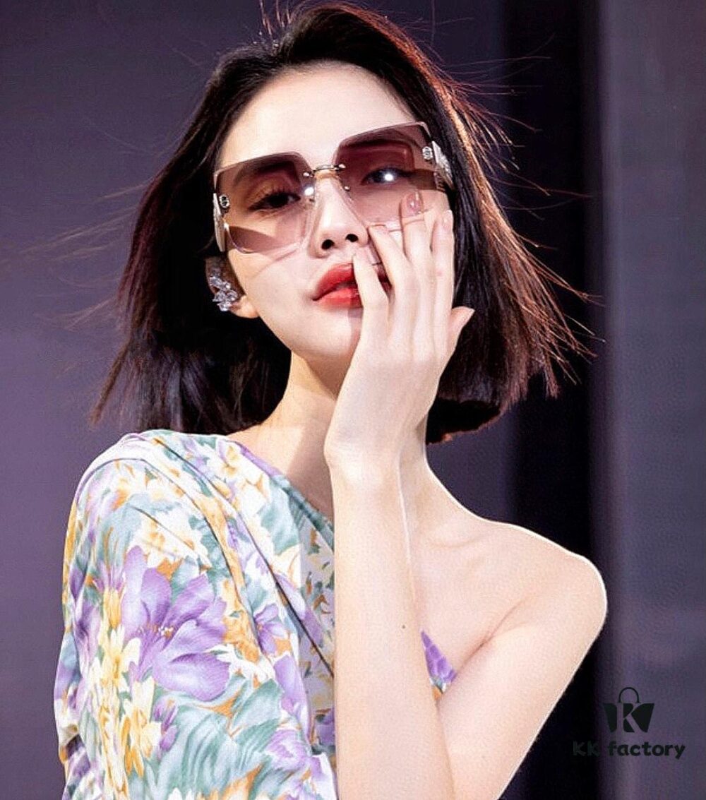 【DIOR】2024 Spring New Arrival Trendy Popular Fashion Square Frame Sunglasses High Quality Comfortable Wear Influencer Style Shades Model: D6296