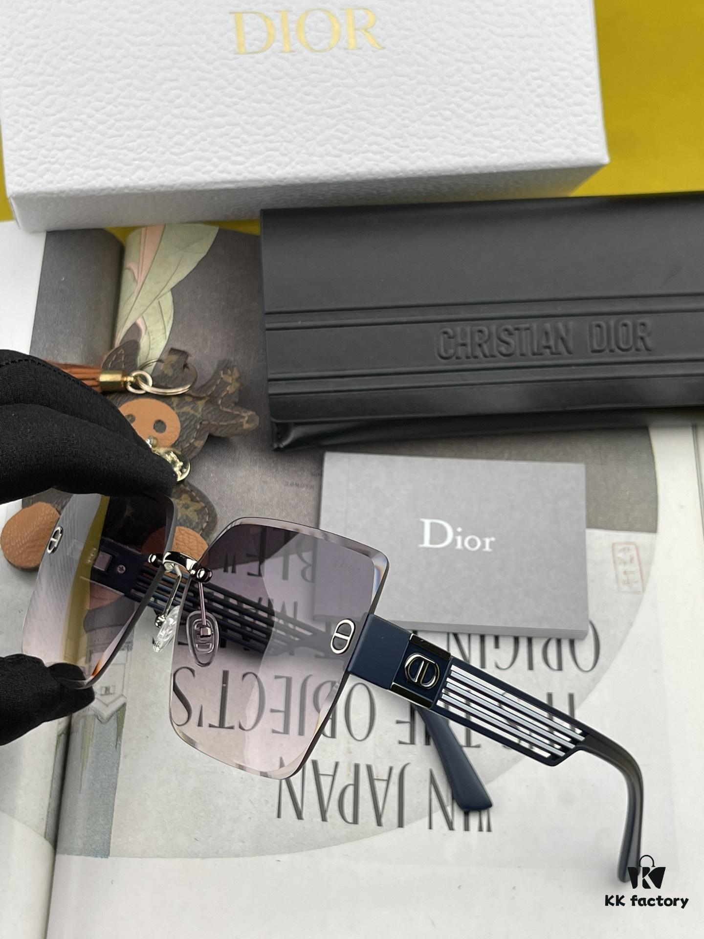 【DIOR】2024 Spring New Arrival Trendy Popular Fashion Square Frame Sunglasses High Quality Comfortable Wear Influencer Style Shades Model: D6296