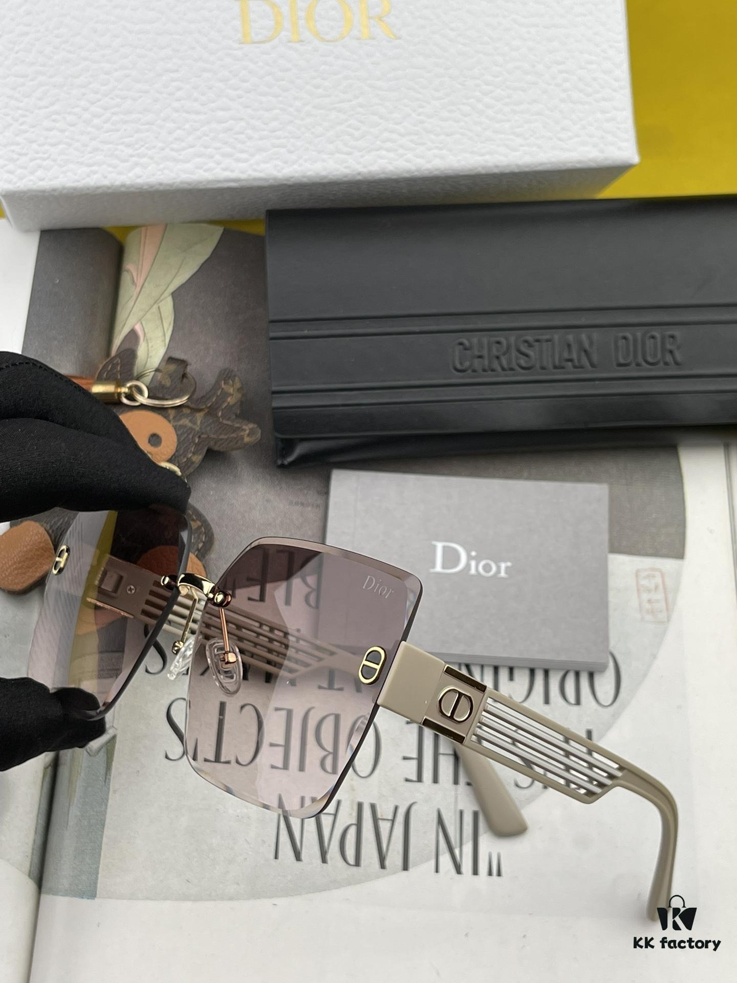 【DIOR】2024 Spring New Arrival Trendy Popular Fashion Square Frame Sunglasses High Quality Comfortable Wear Influencer Style Shades Model: D6296