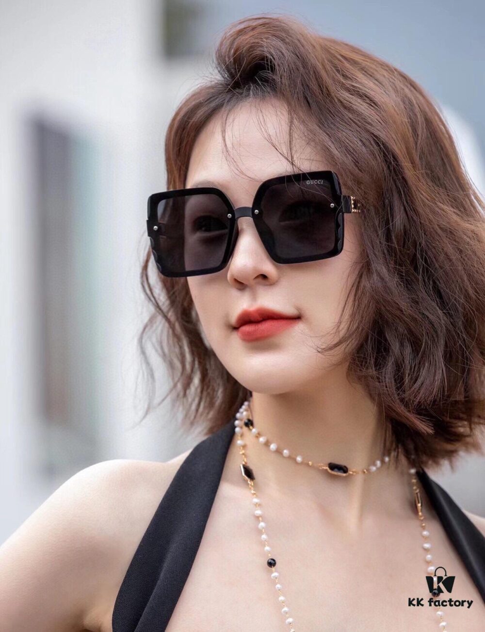 【DIOR】2024 Spring New Arrival Trendy Fashion Square Polarized Sunglasses High-Quality Comfortable Wear Influencer Style Women's HD Polarized Sunglasses 🕶️ High-Quality TR Frame Model: CD4291