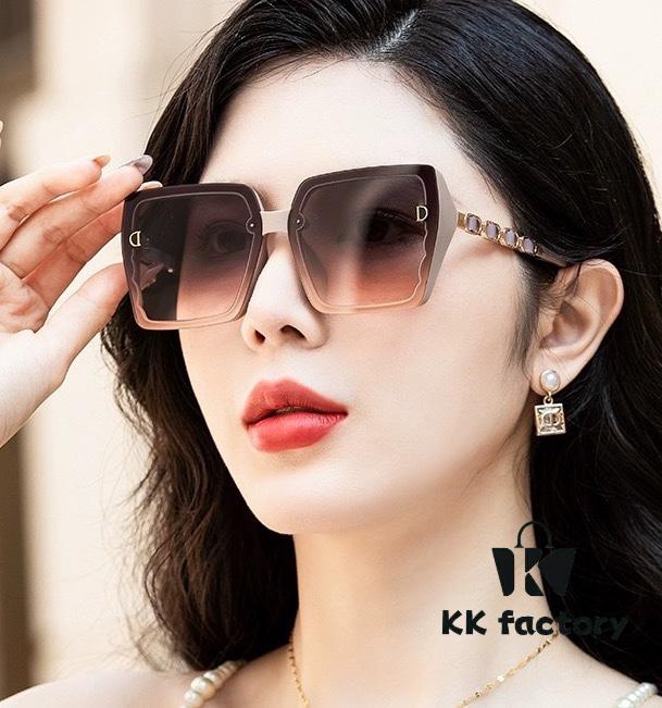 DIOR 2024 Spring New Arrival Original Shipment Influencer Super Hit Blue Classic Luxury Worldwide Trend Fashion Square Sunglasses Premium Quality Authentic High-End Logo Model: CD5302