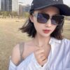 DIOR 2023 Spring New Arrival Trendy Fashion Rectangular Polarized Sunglasses High-Quality Comfortable Wear Unisex Influencer Style HD Polarized Sunglasses for Women Model: CD1228