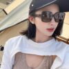 DIOR 2023 Spring New Arrival Trendy Fashion Rectangular Polarized Sunglasses High-Quality Comfortable Wear Unisex Influencer Style HD Polarized Sunglasses for Women Model: CD1228