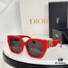 DIO* Black Acetate Frame with Wide Temples, Gold-Finish Metal Miss Dior Logo