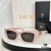DIO* High-Quality Official New Arrival Sunglasses with Acetate Frame and Wide Temples, Featuring Gold-Finished Metal Miss Dior Logo