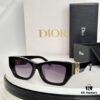 DIO* High-Quality Official New Arrival Sunglasses with Acetate Frame and Wide Temples, Featuring Gold-Finished Metal Miss Dior Logo