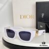 DIO* High-Quality Official New Arrival Sunglasses with Acetate Frame and Wide Temples, Featuring Gold-Finished Metal Miss Dior Logo