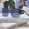 Dior 2024 New Arrival Mirror Letter Rimless Cut-Out Fashion Sunglasses for Women, Stylish Large Frame Unisex Sunglasses with Slimming Effect