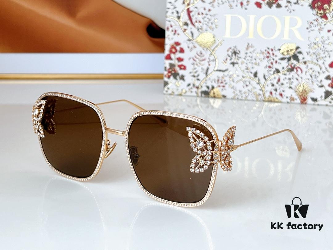 190 DIOR S1U J0A0 Size: 59-17-135 Dream S1U ZP Mold, Synchronized with Official Website 💍 Swarovski Crystal Handmade Customization, Fully Sparkling with Starlight Supreme Eyeglasses Sunglasses