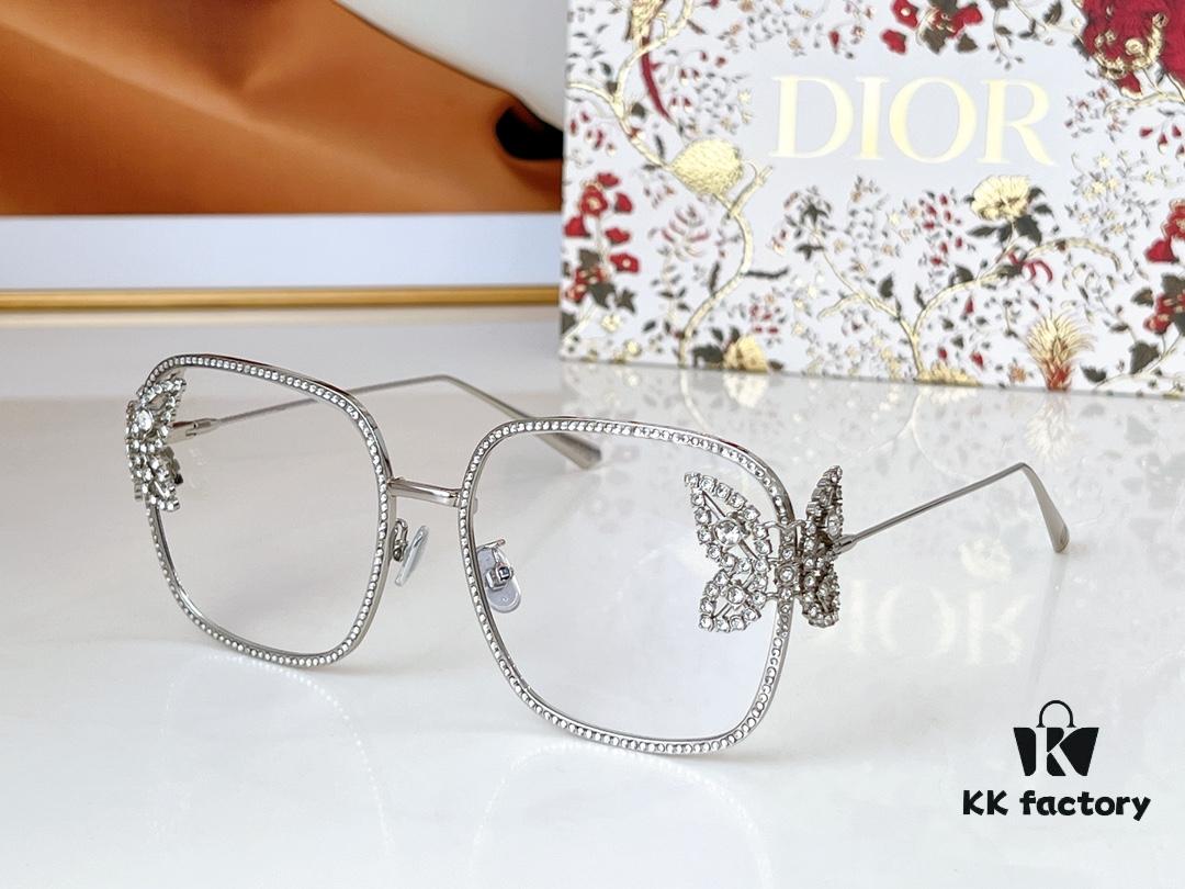 190 DIOR S1U J0A0 Size: 59-17-135 Dream S1U ZP Mold, Synchronized with Official Website 💍 Swarovski Crystal Handmade Customization, Fully Sparkling with Starlight Supreme Eyeglasses Sunglasses