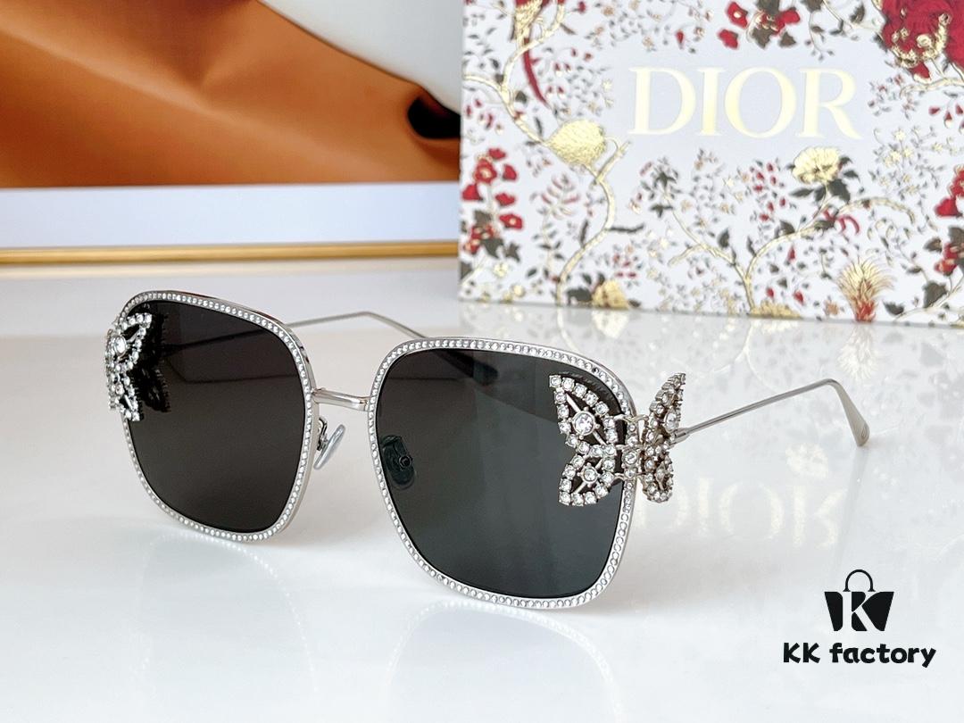 190 DIOR S1U J0A0 Size: 59-17-135 Dream S1U ZP Mold, Synchronized with Official Website 💍 Swarovski Crystal Handmade Customization, Fully Sparkling with Starlight Supreme Eyeglasses Sunglasses