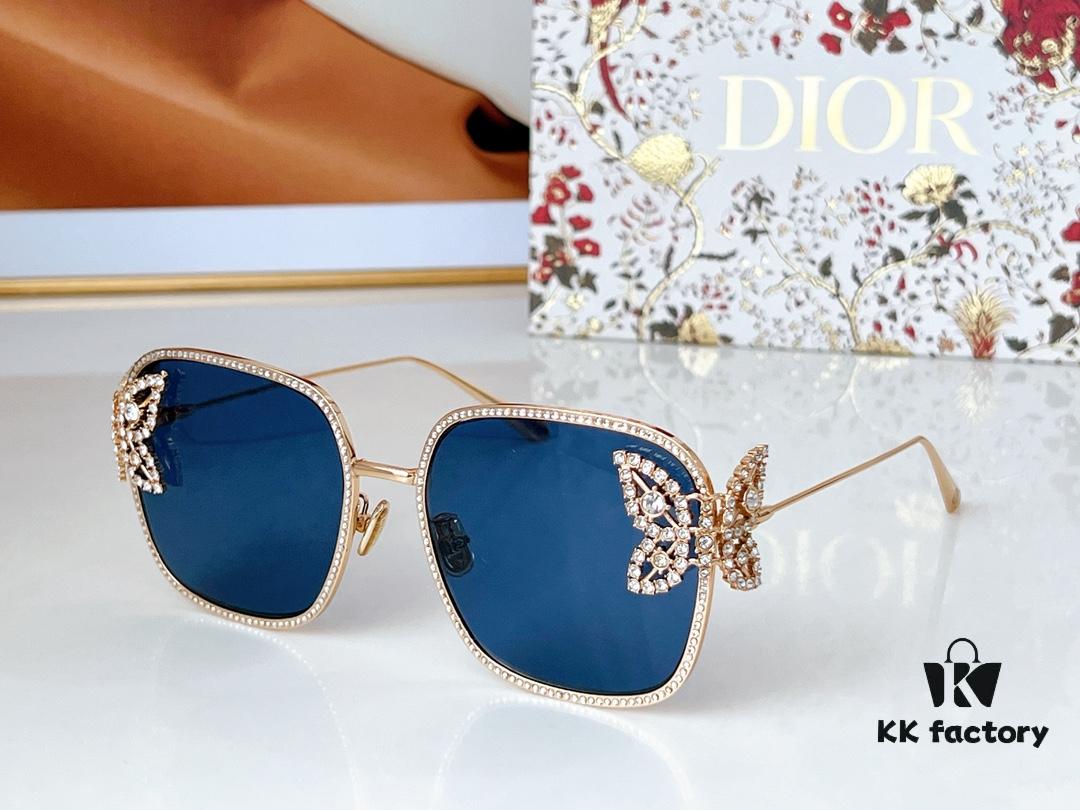 190 DIOR S1U J0A0 Size: 59-17-135 Dream S1U ZP Mold, Synchronized with Official Website 💍 Swarovski Crystal Handmade Customization, Fully Sparkling with Starlight Supreme Eyeglasses Sunglasses