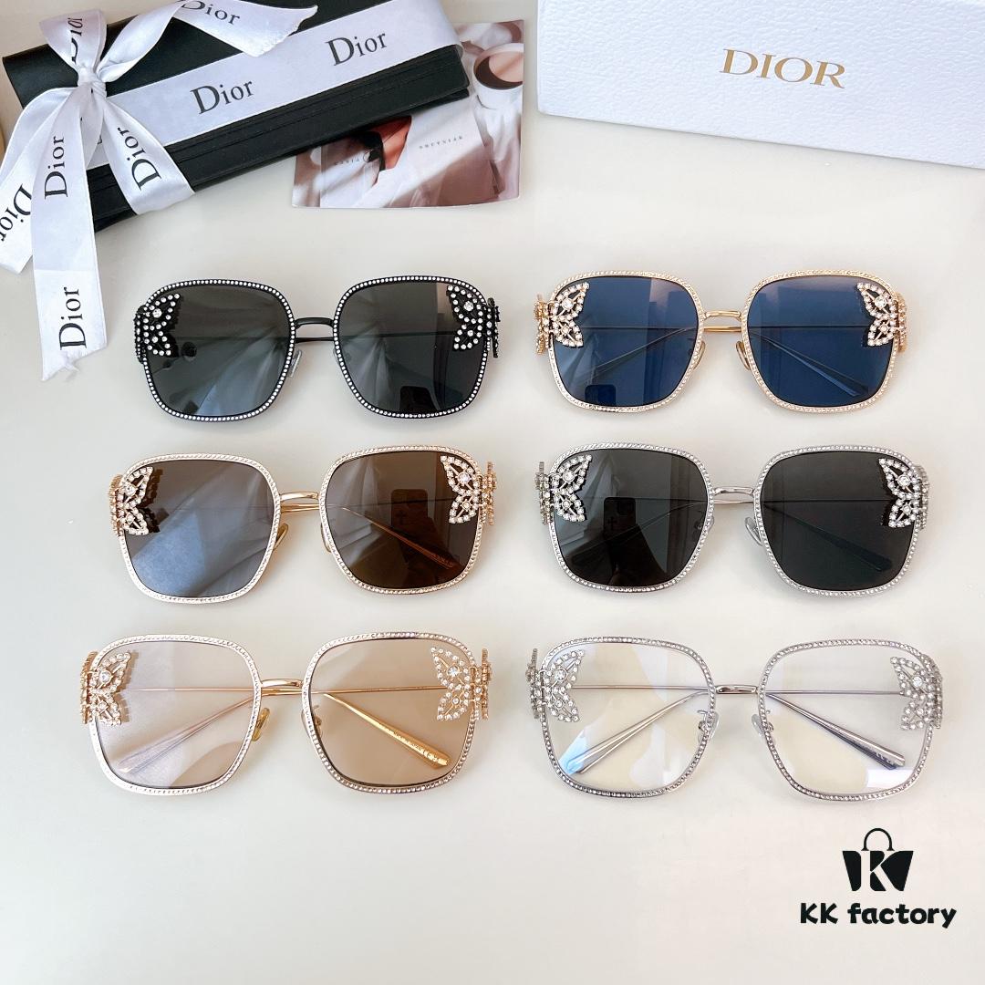 190 DIOR S1U J0A0 Size: 59-17-135 Dream S1U ZP Mold, Synchronized with Official Website 💍 Swarovski Crystal Handmade Customization, Fully Sparkling with Starlight Supreme Eyeglasses Sunglasses