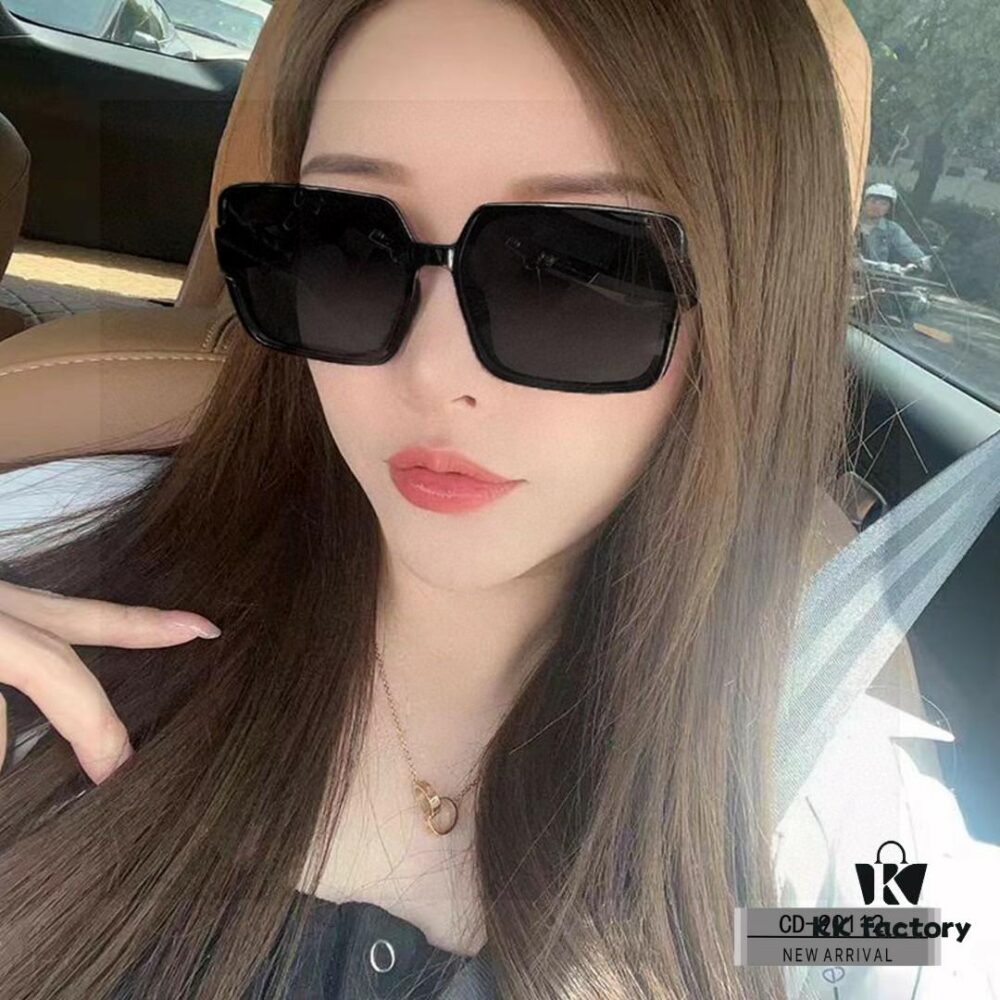 DIOR France Sunglasses Model 90112 with Polarized HD Lenses, Lightweight PC Frame, Size 58-17-142